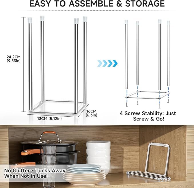 Water Bottle Drying Rack Reusable Bottle Rack Dryer Kitchen Stand Holder - Image 4