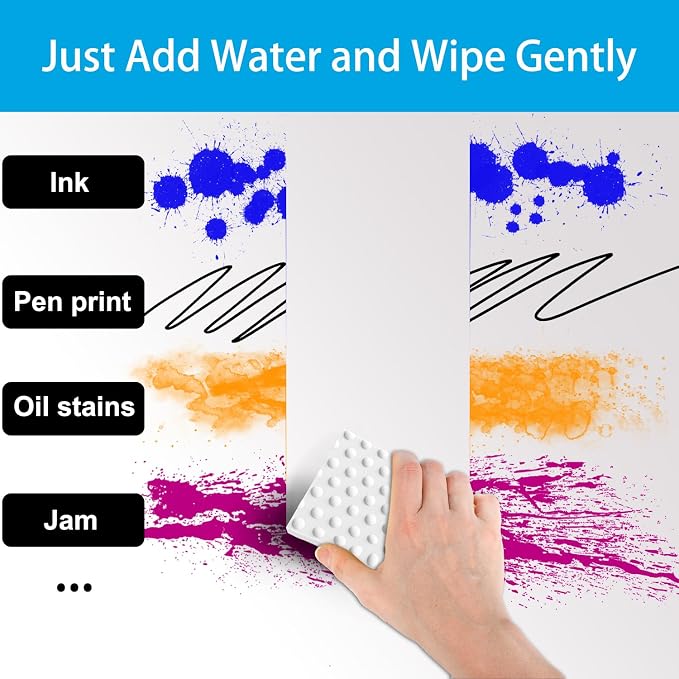 Magic Sponge Erasers, 50 Pack 2X Density Stronger Melamine Sponge Foam Pads - Image 2