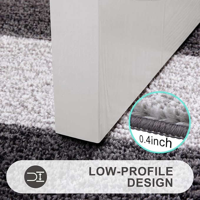 Kitinjoy Indoor Outdoor Door Mat, 47x17 Non-Slip Absorbent Dirt Trapper - Image 4