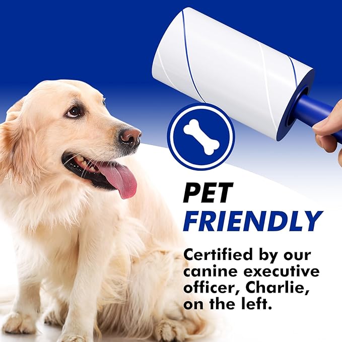 Lint Rollers for Pet Hair Extra Sticky, 1320 Sheets, Portable Pet Lint Remover - Image 5