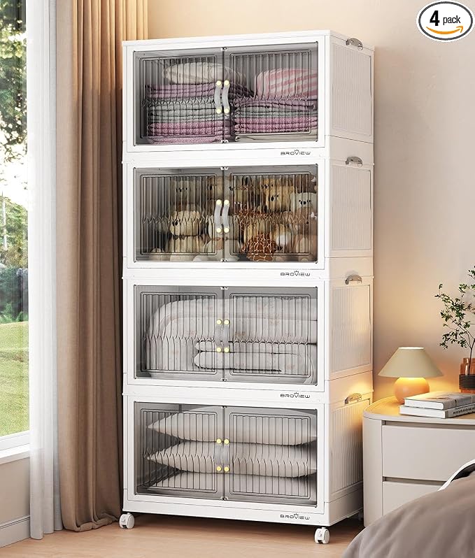 BROVIEW 320Qt Stackable Storage Bins by BROVIEW-EnjoytheArtofLife