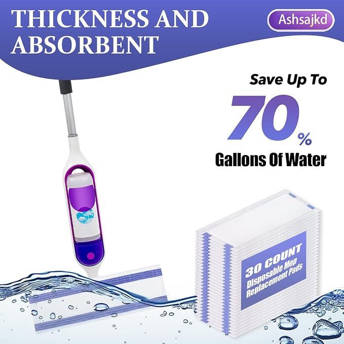 30 Pack Disposable Power Mop Refills Compatible - Image 6