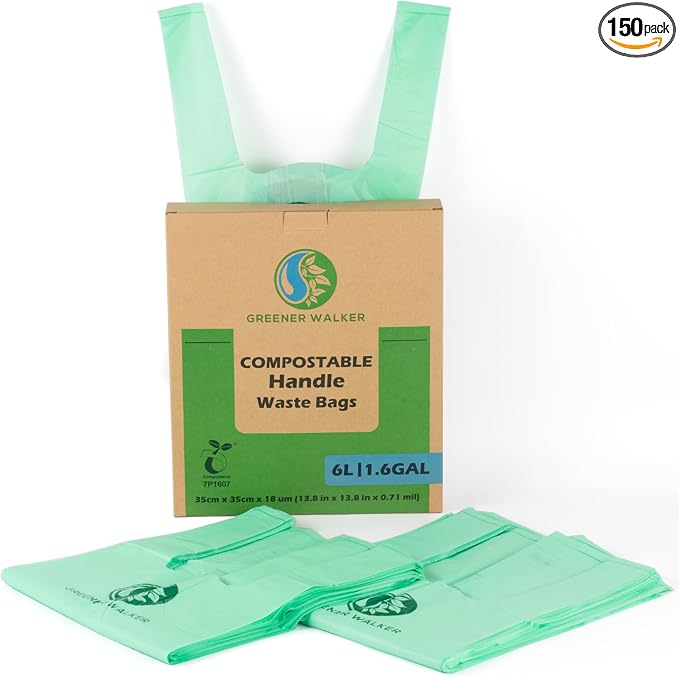 GREENER WALKER 100% Compostable Trash Bags by GREENERWALKER