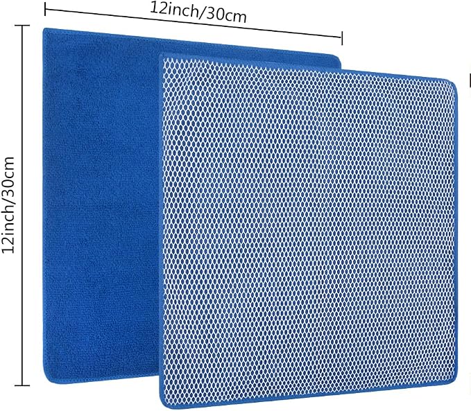 SINLAND Absorbent Microfiber Dish Cloth Dish Rags Best Kitchen Cloths Cleaning - Image 2