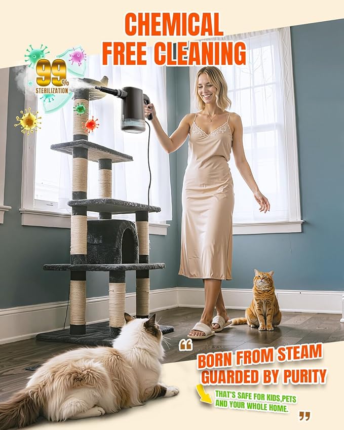Handheld Steam Cleaner for Home, Portable Steamer Cleaner - Image 4