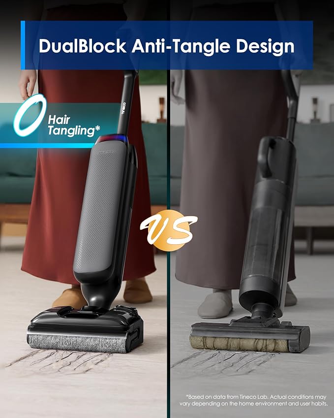 Tineco Floor One S7 Artist Wet Dry Vacuum Cleaner, 22kPa Suction, iLoop Smart - Image 4