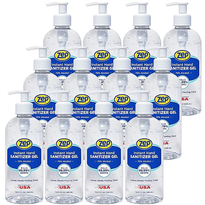 Zep Instant Hand Sanitizer Gel 70% Alcohol 500Ml Case of 12 - Image 7