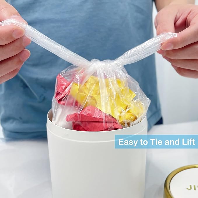 Mini Trash Bags 1.6 Liter/0.4 Gal- 200 Count Tiny Clear Trash Can Liners - Image 4