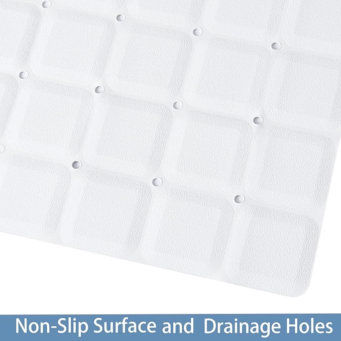Foldable Silicone Bathtub Mat: Jumbo Size Heavy Duty Safety Bath Mat - Image 3