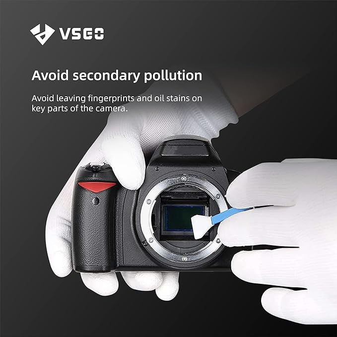 VSGO Professional Camera Cleaning Gloves Anti-Static - Image 3