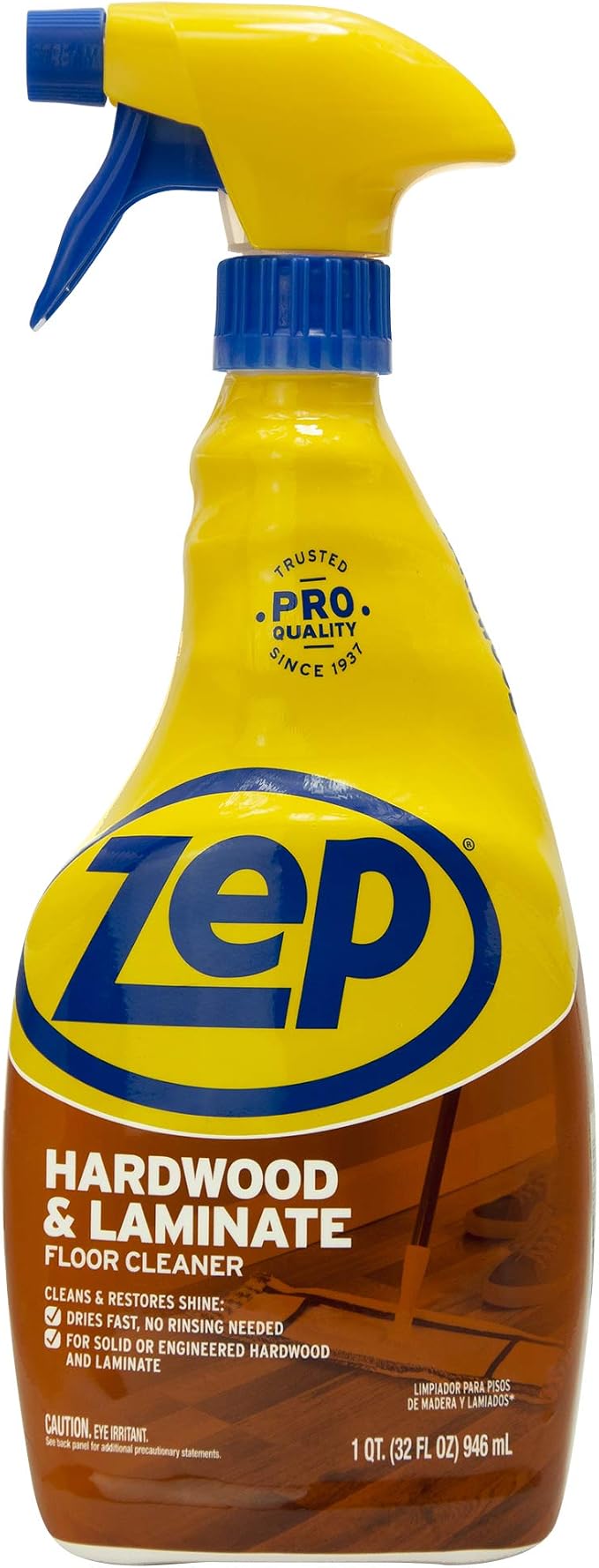 Zep Hardwood and Laminate Floor Cleaner - 32 oz - ZUHLF32 - Removes Spots - Image 8