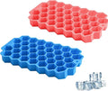 2 Pack Ice Cube Tray, Silicone Ice Trays by TERBOUSHE