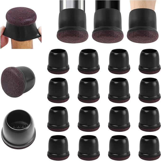 Ezprotekt 24 Pcs Round Silicone Chair Leg Floor Protectors by VisittheEzprotekt