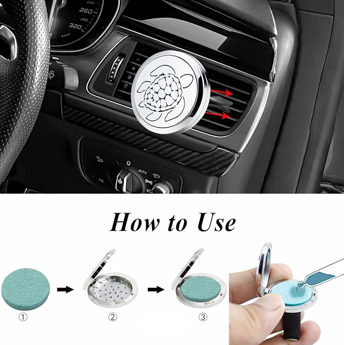 30mm Car Essential Oil Diffuser Vent Clips Car Automotive Air Fresheners - Image 5