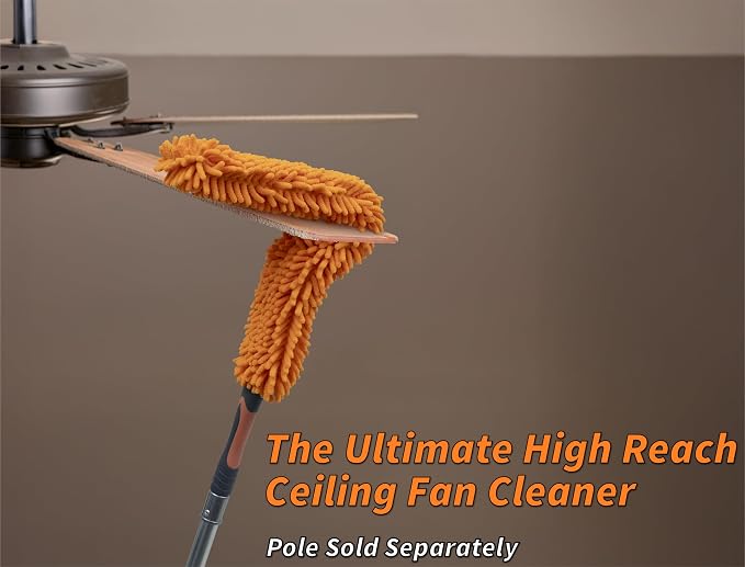 Flexible Ceiling Fan Cleaner Duster // Washable Fan Duster - Image 3