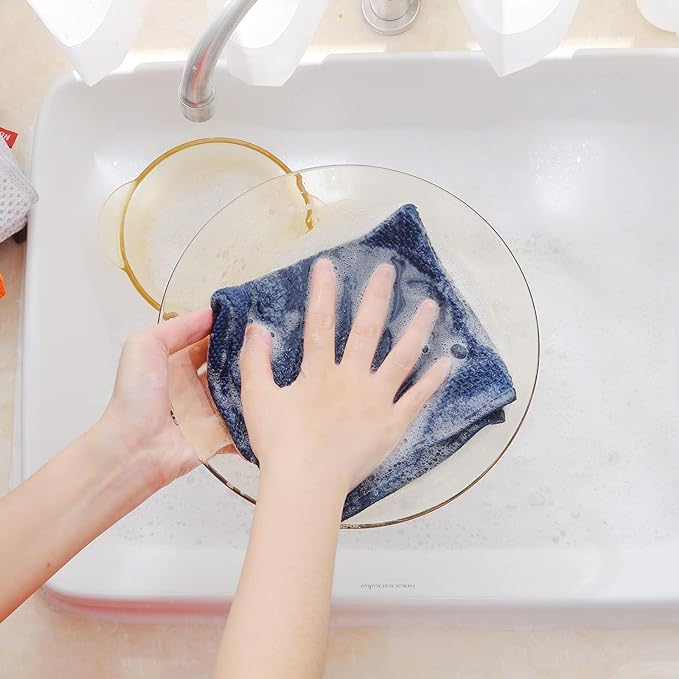 Homaxy 100% Cotton Waffle Weave Kitchen Dish Cloths, Ultra Soft Absorbent Quick - Image 5