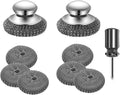 Stainless Steel Wool Metal Wire Scrubber Sponge Scouring Pads Brush Set by Unknown