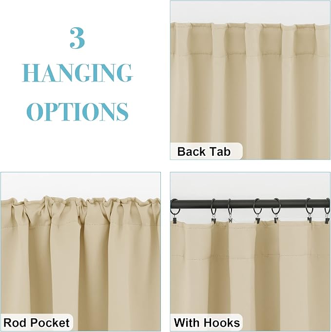 RYB HOME Room Darkening Curtains - Image 6