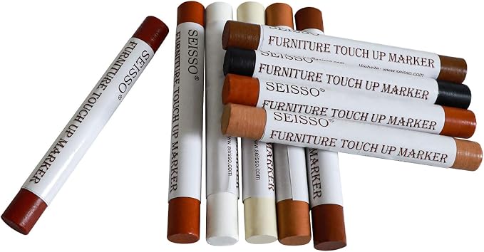 SEISSO Wood Filler Sticks, Furniture Wax Crayons - Image 7