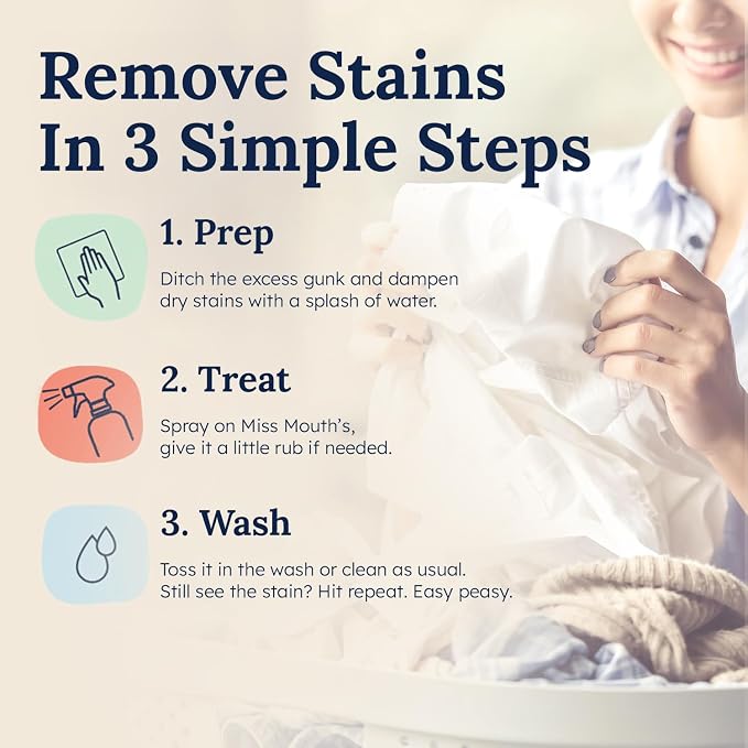 Miss Mouth’s Messy Eater Stain Treater Stain & Suds Duo Pack - Image 7