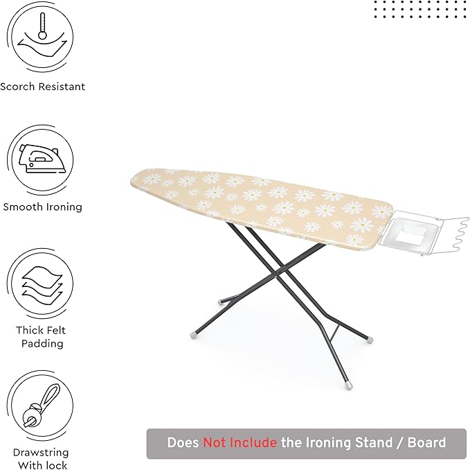 Encasa XO Ironing Board Cover and Pad 42"x14" - Image 3