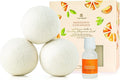 Thymes Wool Dryer Balls Set – Includes 3 Wool Laundry Balls + 1 Scented Laundry by Thymes
