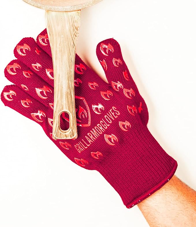 Grill Armor Oven Gloves 932°F Extreme Heat & Cut Resistant Oven Mitts - Image 4