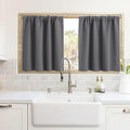 RYB HOME Blackout Curtains for Kitchen, Over Sink Privacy Curtains Window Decor by RYBHOME
