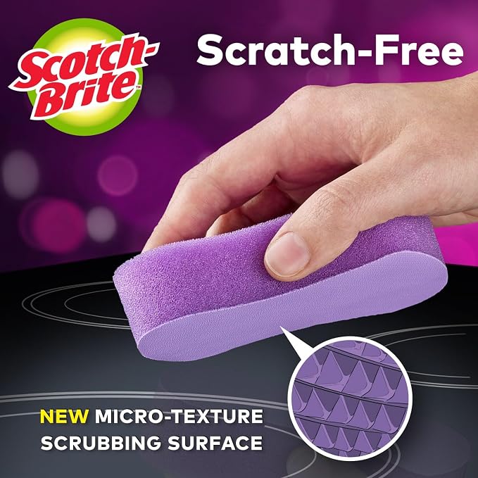 Scotch-Brite Glass Cooktop Pads, Scratch-Free & Non-Abrasive Scrubbers - Image 6