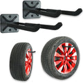 Wallmaster Wall Mount Garage Hooks, Garden Tools, Strollers and More by Wallmaster