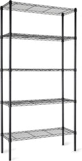 Amazon Basics 5-Shelf Adjustable Heavy Duty Steel Wire Rack Storage Shelving by AmazonBasics