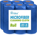 AIDEA Microfiber Cleaning Cloth 330 Sheets 6 Roll, Microfiber Towels by AIDEAHOME