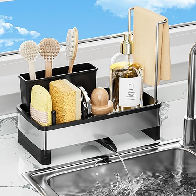 Sponge Holder for Kitchen Sink, Sink Caddy Organizer by Unknown