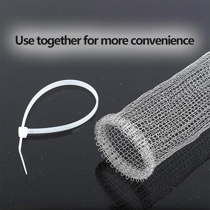Stainless Steel Lint Traps for Washing Machine Drain Hose – Mesh Filter - Image 3