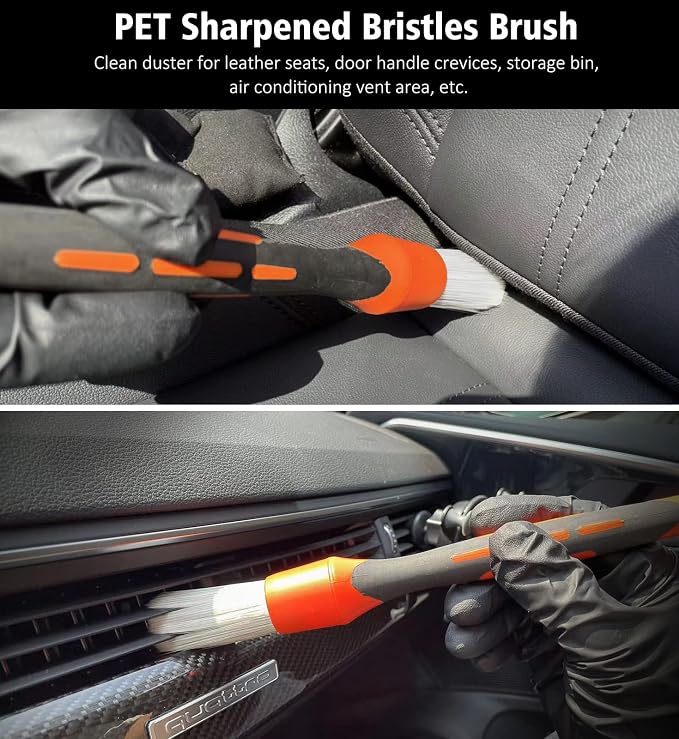 YeewayVeh 3pcs Car Detailing Brush Set - Image 5