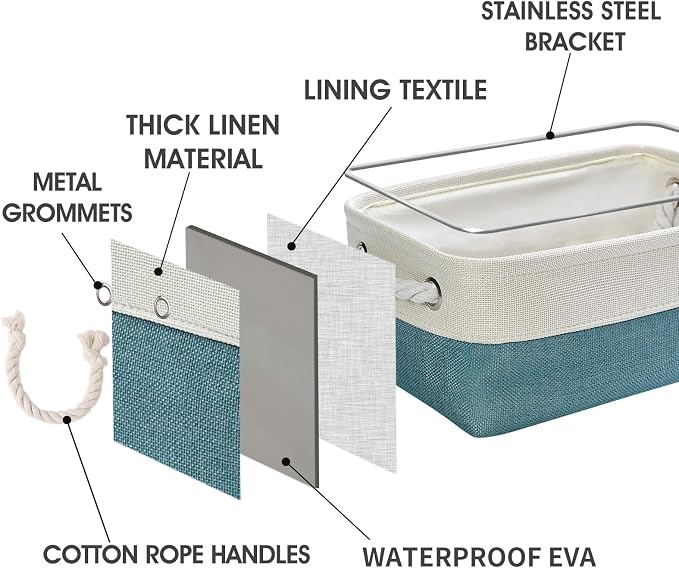TheWarmHome Storage Bins for Shelves - Image 5