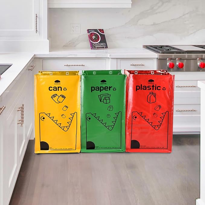 Recycling Bags, Separate Recycling Waste Bin Bags - Image 5