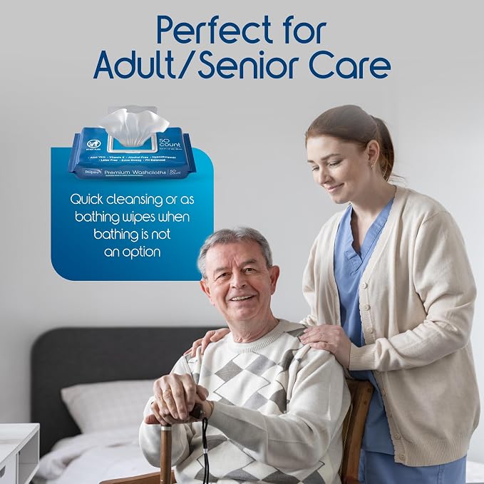 Inspire Adult Wet Wipes, Wash Cloths, Incontinence & Cleansing - Image 7