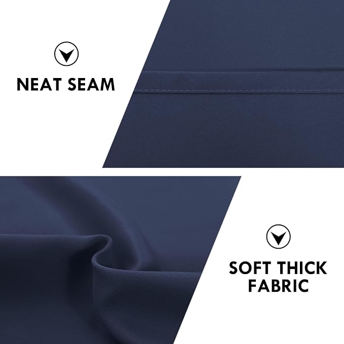 DWCN Blackout Curtains for Living Room Thermal Insulated, Energy Saving & Noise - Image 6
