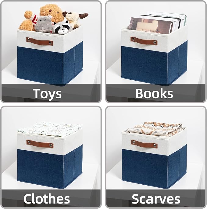 HNZIGE Cube Storage Bins Basket - Image 7