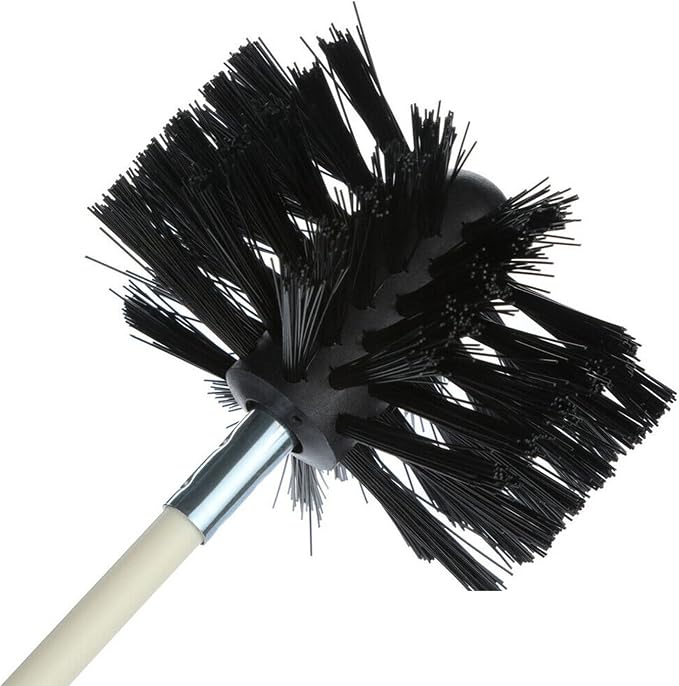 25 Feet Stove Pipe Clean Brush Extension Rods Flexible Fireplace Chimney Brush - Image 5