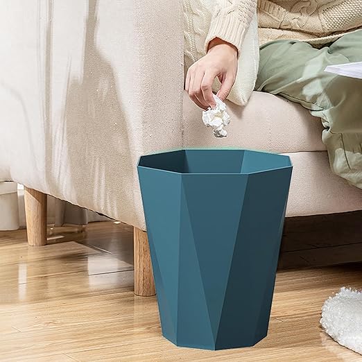 Small Trash Can 2 Pack Bathroom Garbage Can 2.6 Gallon Waste Basket - Image 5