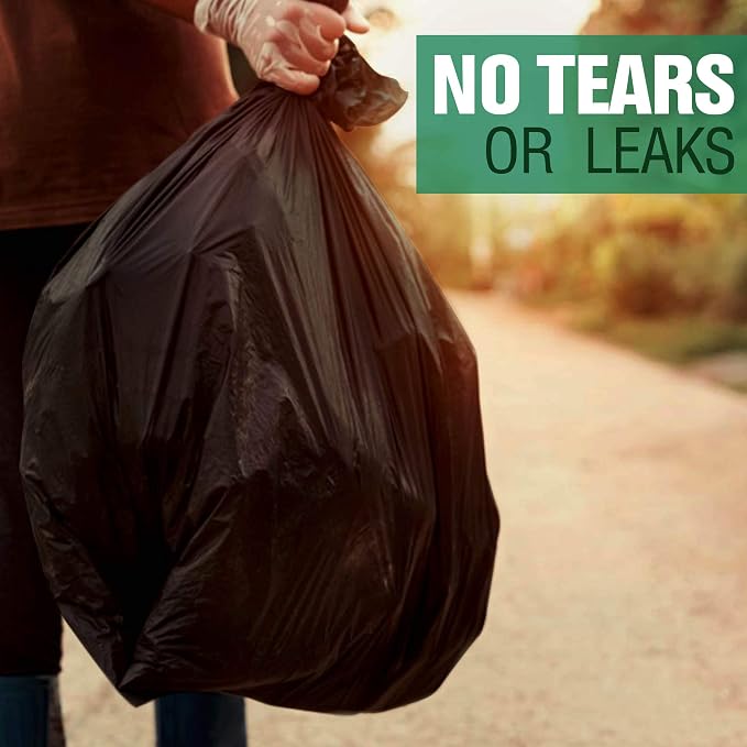 Tasker 30-33 Gallon Trash Bags Heavy Duty Large Black Garbage Bags 30 Gallon - Image 8