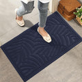 Front Door Mat, Absorbent Resist Dirt Welcome Door Mat Indoor Outdoor, by HIYARD