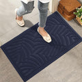 Front Door Mat, Absorbent Resist Dirt Welcome Door Mat Indoor Outdoor, by HIYARD