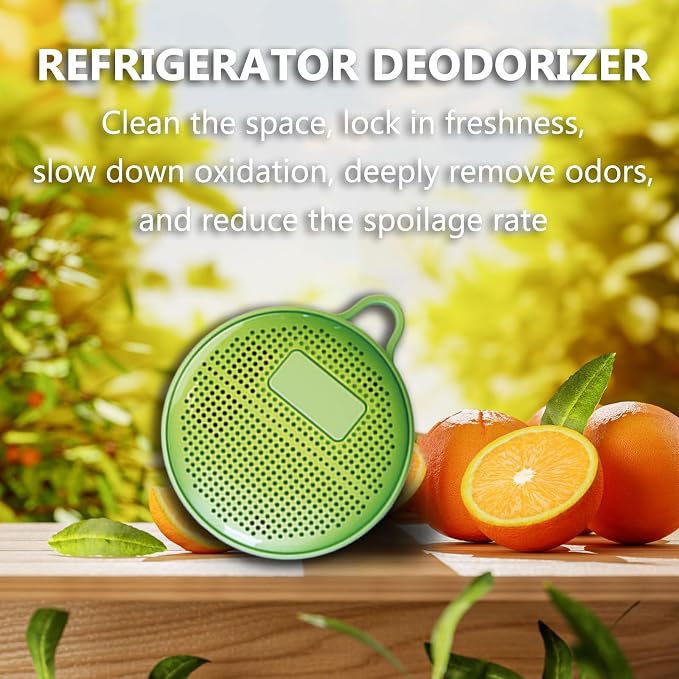 Refrigerator Deodorizer, Fridge Odor Absorber, Mini USB Rechargeable Ozone Odor - Image 3