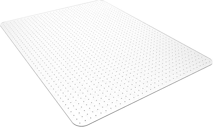 Large Chair Mat for Carpet, Easy Glide Plastic Carpet Floor Protector Mat for by HOMEK