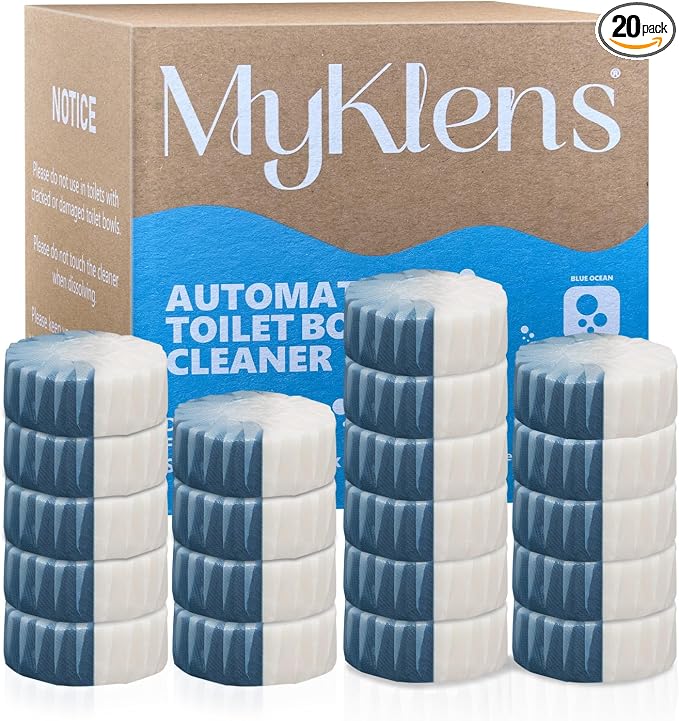 Toilet Bowl Cleaner Tablets, Automatic Toilet Tank Cleaner by MyKlensLife