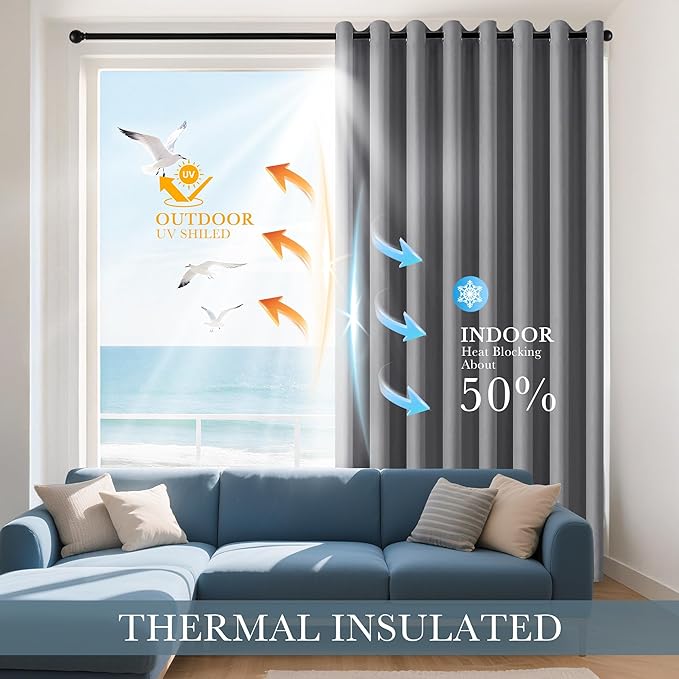 PONY DANCE Blackout Curtains for Bedroom - Image 3