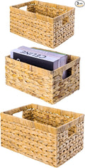 Set of 3 Wicker Storage Baskets by M4DECOR